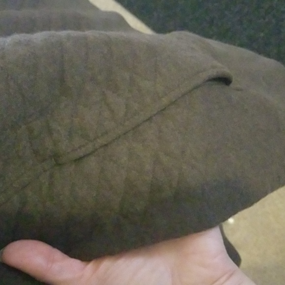 Eddie Bauer Men's Medium Brown Quilted Pullover - Picture 6 of 17